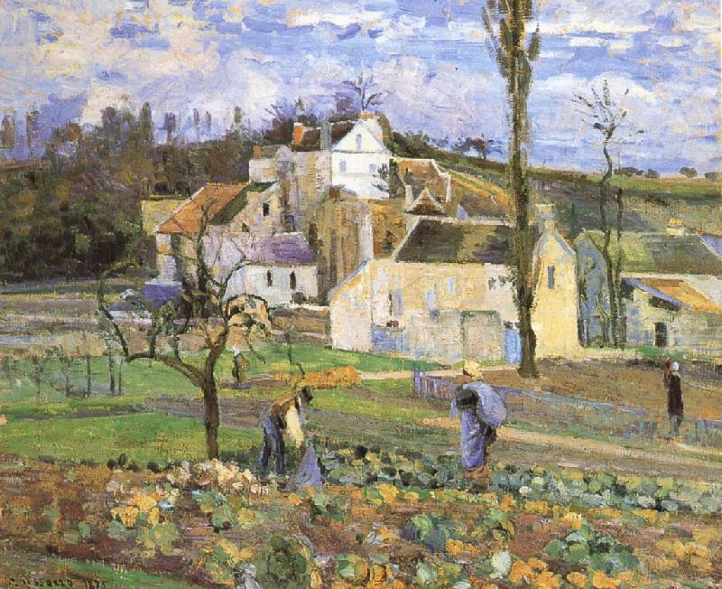 Camille Pissarro Cabbage harvest